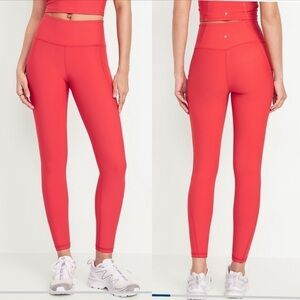 Old Navy active powersoft high rise legging dusty rose size large tall